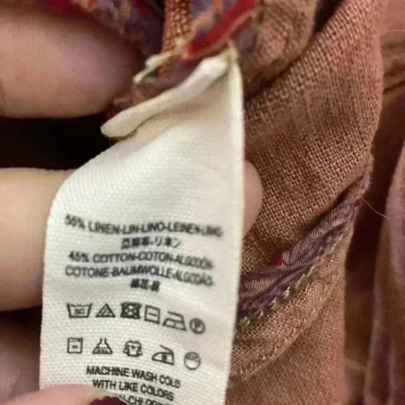 Free People Rosewood Linen Blend Moto Jacket - Picture 7 of 7